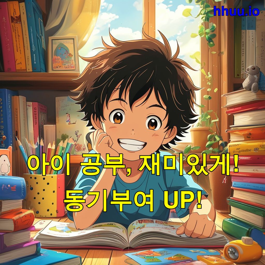 아이 공부, 재미있게! 동기부여 UP!